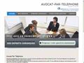 avocat par téléphone et email